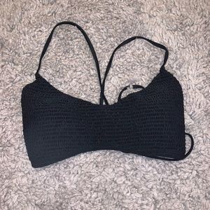 Hollister Smocked Bikini Top